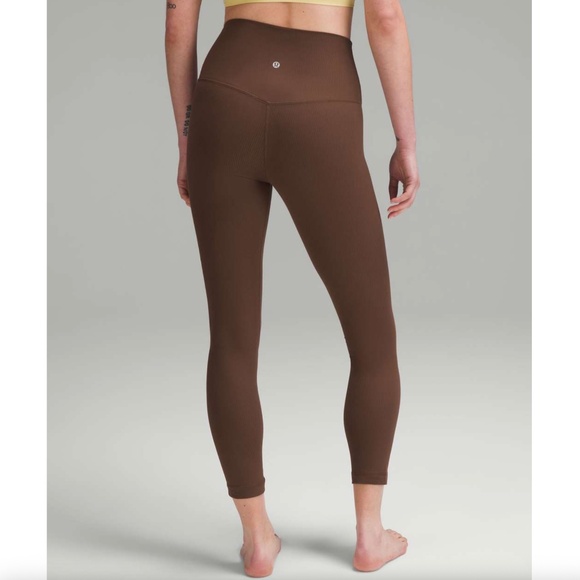 Lululemon Align Ribbed High-Rise Pant 25", Java - Picture 1 of 5